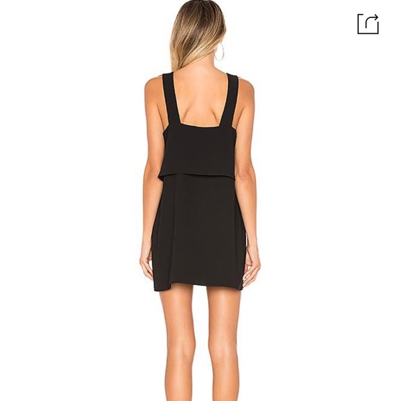 Amanda Uprichard Anderson Mini Dress in Black, size XS - Picture 2 of 3
